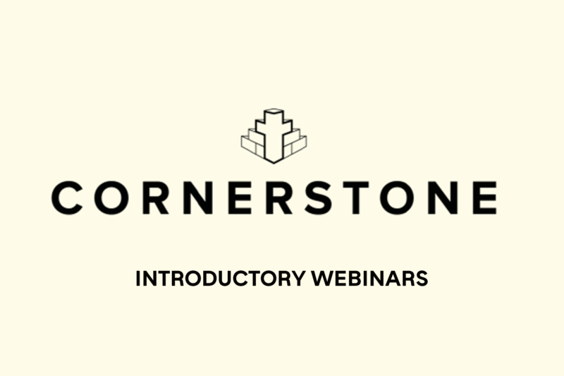 Introduction to Cornerstone Webinars